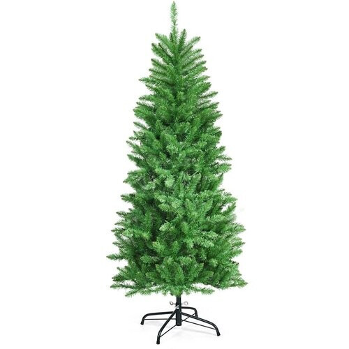 Tweedekans Coast Verlichte Kunsterstboom Potlood MET Warm Wit Licht - Groen - 150cm Tweedehands