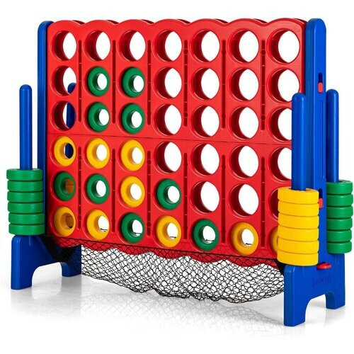 Tweedekans Coast Vier Op Een Rij Spel - 119 x 42 x 104 cm - Rood/Blauw Tweedehands