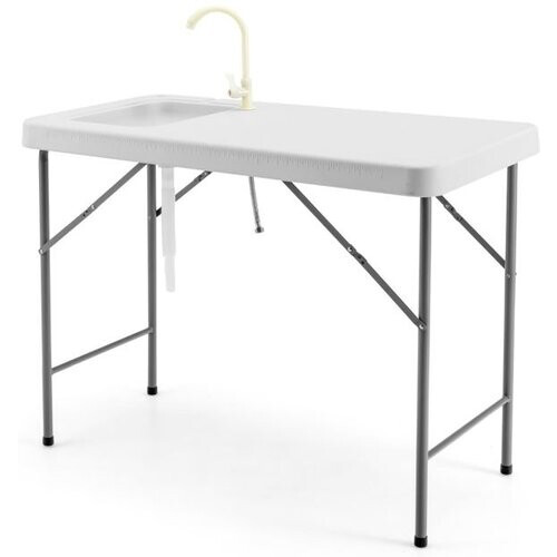 Tweedekans Coast visreinigingstafel, meer draagbare visfilet en jachtstation met gootsteen tap afvoerslang Tweedehands
