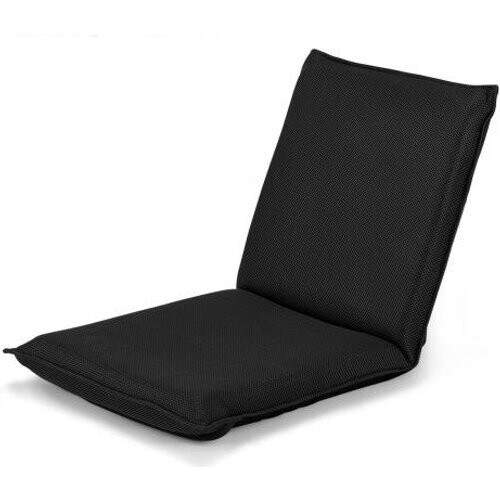 Tweedekans Coast Vloerstoel – Verstelbaar – Geschikt als Gamingstoel & Lazy Sofa – Zwart Tweedehands