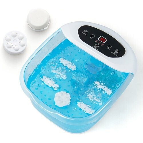 Tweedekans Coast voetmassage apparaat voetbadbadbad met verwijderbare pedicure steen 1 uur automatisch afsluiten blauw Tweedehands