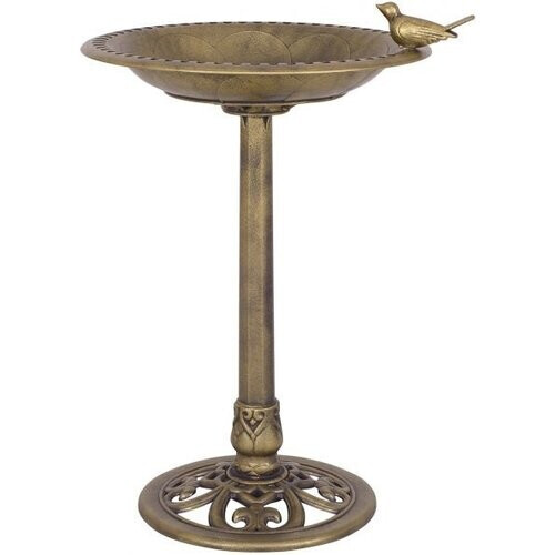 Tweedekans Coast Vogelbad - Vogelvoederhuisje - 76 cm Hoog - Brons Tweedehands