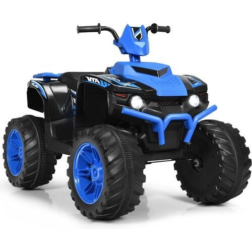 Tweedekans Coastway Kinderquad – Incl. Muziek, LED & USB – 12 V, 2,8-5 km/u – 104 x 67 x 74 cm – Blauw Tweedehands