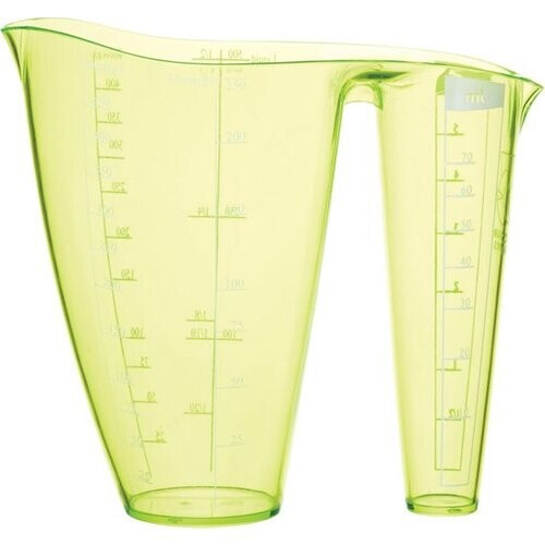 Tweedekans Colourworks Maatbeker Brights Dubbel 600 ML - Groen - 16.3x8x15 cm Tweedehands