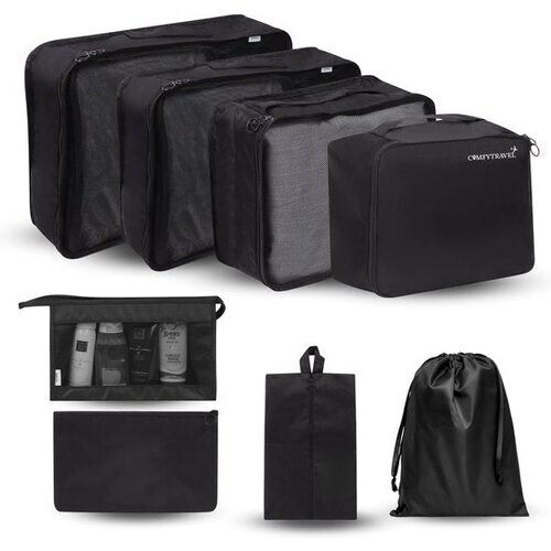Tweedekans Comfytravel Verpakkingskubussen Set - Koffer / Rugzak Reizen Organizer - Reisaccessoires - Waterdicht / 8 Stuks Tweedehands