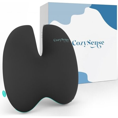 Tweedekans CozySense® Rugsteun - Verstelbaar Rugkussen Onderrug - Lendekussen voor Auto, Bureaustoel, Bed & Bank - Ergonomisch - Met Coolgel - Zachte Hardheid - Wasbare Hoes Tweedehands