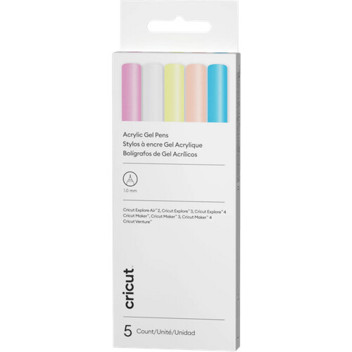 Tweedekans Cricut Explore/Maker Acrylgelpennen 5-pack 1.0mm Tweedehands