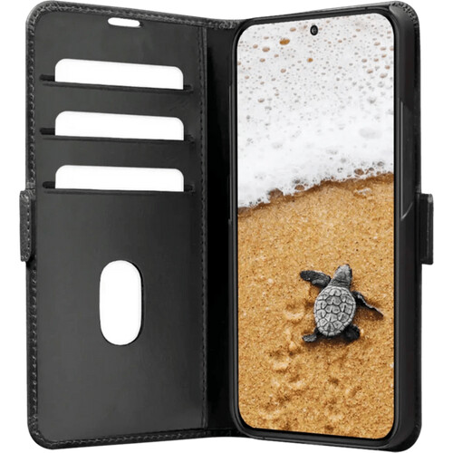 Tweedekans DBramante1928 Copenhagen Slim Samsung Galaxy S25 Book Case Leer Zwart Tweedehands