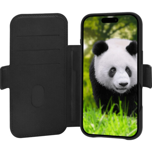 Tweedekans DBramante1928 Lynge iPhone 17 Air Book Case Leer met MagSafe Zwart Tweedehands