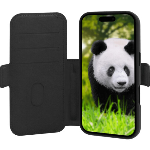 Tweedekans DBramante1928 Lynge iPhone 17 Pro Book Case Leer met MagSafe Zwart Tweedehands