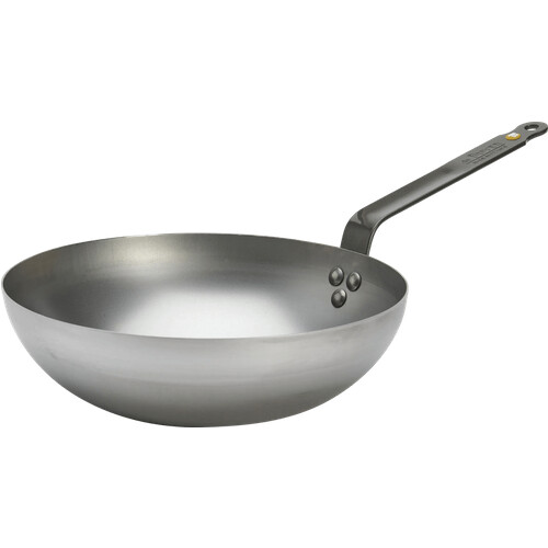 Tweedekans De Buyer Mineral B Wokpan 28cm Tweedehands