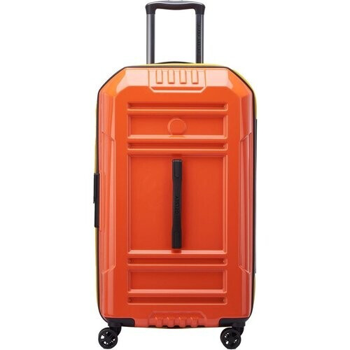 Tweedekans DELSEY PARIS - Rempart Expandable 4 Dubbele Rollen Trolley 73 L - Hardcase - Oranje Tweedehands