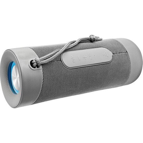 Tweedekans Denver Bluetooth Speaker Draadloos - Discolichten - Muziek Box - AUX - BTV208 - Grijs Tweedehands