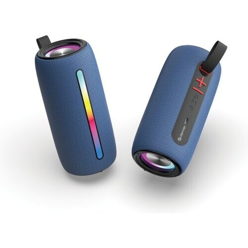 Tweedekans Denver Bluetooth Speaker Draadloos - Lichteffecten - Muziek Box - AUX - TWS Pairing - BTL360 - Blauw Tweedehands