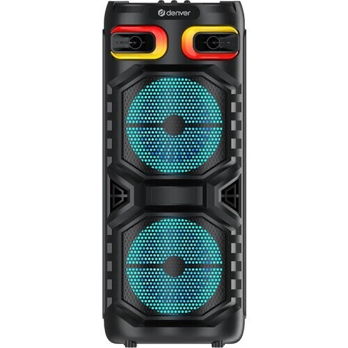 Tweedekans Denver Bluetooth Speaker Party Box - Discolichten - Partybox - Incl. Afstandsbediening - Microfoon Aansluiting - Micro SD / USB / AUX - BPS355 Tweedehands