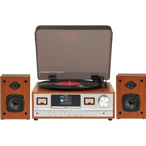 Tweedekans Denver Platenspeler Bluetooth - Incl. Speakers - DAB radio - CD speler - Retro - MRD52LW Tweedehands