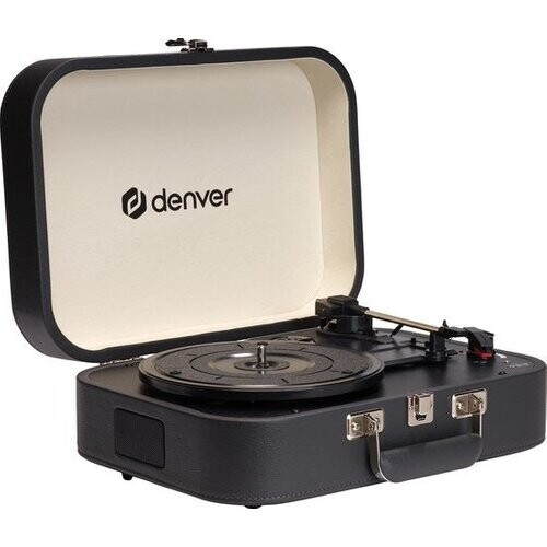 Tweedekans Denver Platenspeler - Ingebouwde Speakers en Versterker - Incl. PC Software - Auto-stop - Retro - VPL130 Tweedehands