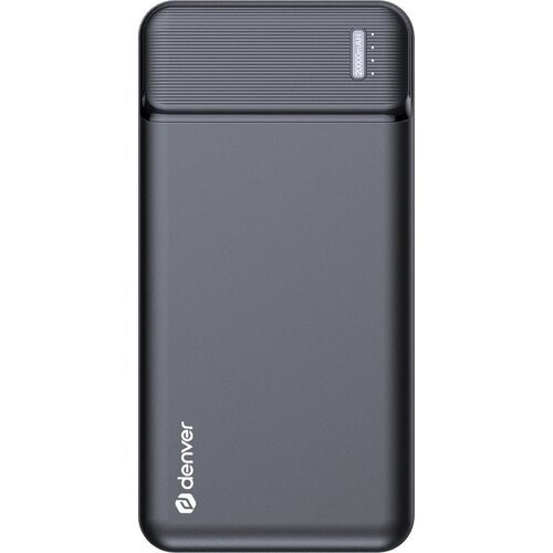 Tweedekans Denver Powerbank 20000 mAh met Batterij Indicator - Snellader - Micro USB - USB - Universele Powerbank voor o.a. Apple iPhone / Samsung - Zwart - PQC20007 Tweedehands