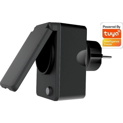 Tweedekans Denver Slimme Stekker - Randaarde - Tijdschakelaar - Smart plug - Indoor Outdoor - Met app voor iOS en Android - Amazon Alexa - Google Home - TUYA - Waterproof - PLO109 Tweedehands