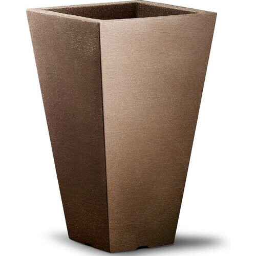 Tweedekans Deuba Bloempot - 55x35x35cm - bruin Tweedehands