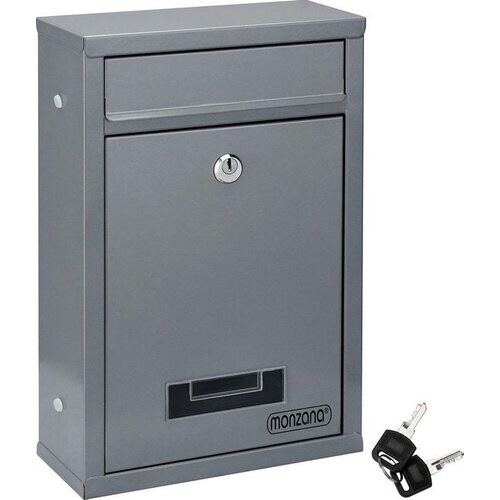 Tweedekans Deuba Brievenbus zilver 32x22x9cm Tweedehands