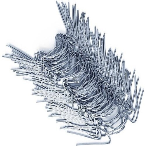 Tweedekans Deuba Broeikas Kasklemmen - 50 stuks 85x30mm - Zilver Tweedehands