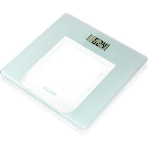 Tweedekans Deuba Digitale personenweegschaal met DMS-sensorsysteem wit Tweedehands