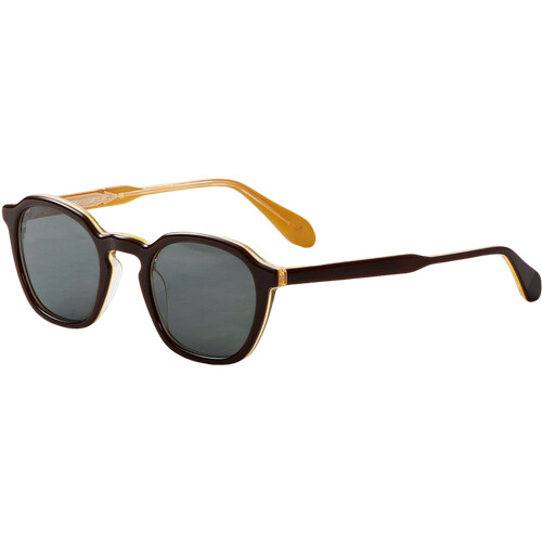 Tweedekans Dick Moby Girona Zonnebril - Brown Yellow - 48mm - Unisex Tweedehands