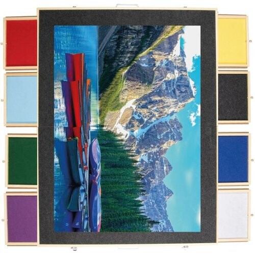 Tweedekans DIYDash Puzzeltafel XL Met Opbergsysteem - 2000 Stukjes - 8 Gekleurde Lades En Deksel - Inklapbaar - Mat - Bord - Plaat - Plank - Deluxe - Rolmat - Kleed - Voor Legpuzzels - 1000 - 1500 Tweedehands