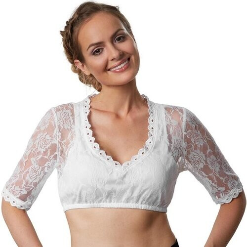 Tweedekans dressforfun - Dirndlblouse Heidi XXL - verkleedkleding kostuum halloween verkleden feestkleding carnavalskleding carnaval feestkledij partykleding - 303079 Tweedehands