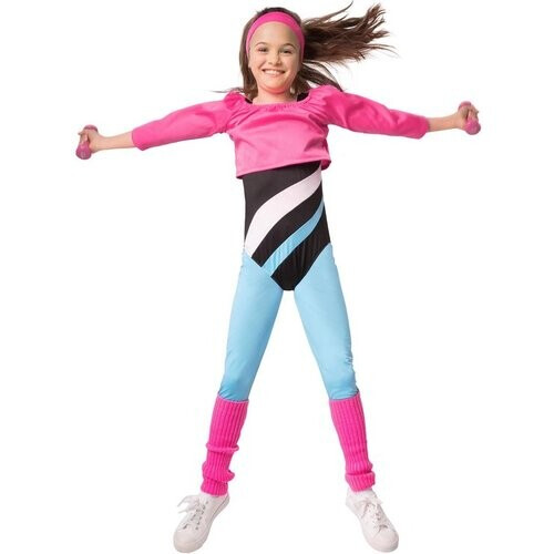 Tweedekans dressforfun - Fitness-sterretje 140 (9-10j) - verkleedkleding kostuum halloween verkleden feestkleding carnavalskleding carnaval feestkledij partykleding - 302733 Tweedehands