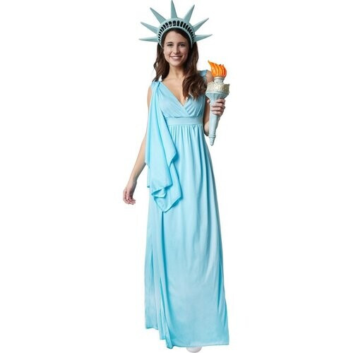 Tweedekans Dressforfun Godin der vrijheid XXL - verkleedkleding kostuum halloween verkleden feestkleding carnavalskleding carnaval feestkledij partykleding - 302522 Tweedehands