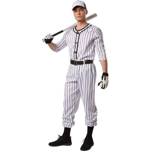Tweedekans Dressforfun Herenkostuum baseball S - verkleedkleding kostuum halloween verkleden feestkleding carnavalskleding carnaval feestkledij partykleding - 301809 Tweedehands