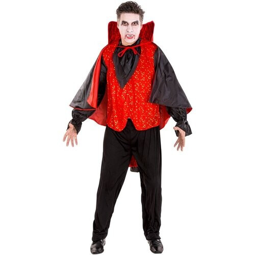 Tweedekans dressforfun - Herenkostuum graaf Dracula L - verkleedkleding kostuum halloween verkleden feestkleding carnavalskleding carnaval feestkledij partykleding - 300171 Tweedehands