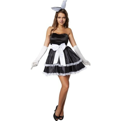 Tweedekans Dressforfun Hot bunny L - verkleedkleding kostuum halloween verkleden feestkleding carnavalskleding carnaval feestkledij partykleding - 302132 Tweedehands