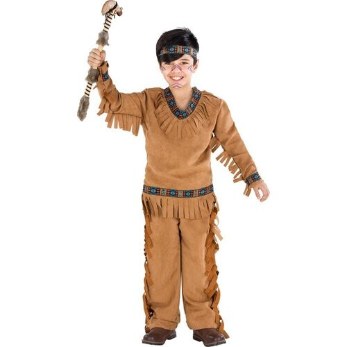 Tweedekans Dressforfun jongenskostuum indiaan eenzame wolf 3-5y - verkleedkleding kostuum halloween verkleden feestkleding carnavalskleding carnaval feestkledij partykleding - 300586 Tweedehands