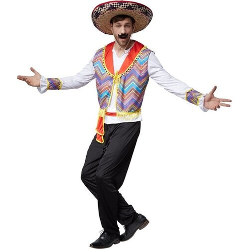 Tweedekans Dressforfun Juan - Mexicaans Kostuum - L - verkleedkleding kostuum halloween verkleden feestkleding carnavalskleding carnaval feestkledij partykleding - 302717 Tweedehands
