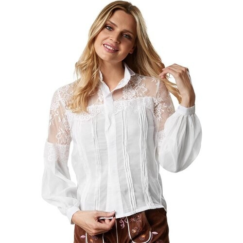 Tweedekans Dressforfun Kostuumblouse Lenerl L - verkleedkleding kostuum halloween verkleden feestkleding carnavalskleding carnaval feestkledij partykleding - 303197 Tweedehands