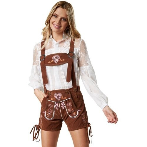 Tweedekans Dressforfun Lederhose Ammersee L - verkleedkleding kostuum halloween verkleden feestkleding carnavalskleding carnaval feestkledij partykleding - 302812