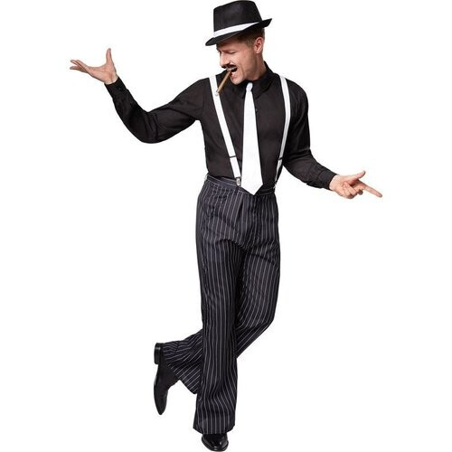 Tweedekans Dressforfun Mannenkostuum gentlemen L - verkleedkleding kostuum halloween verkleden feestkleding carnavalskleding carnaval feestkledij partykleding - 301612 Tweedehands