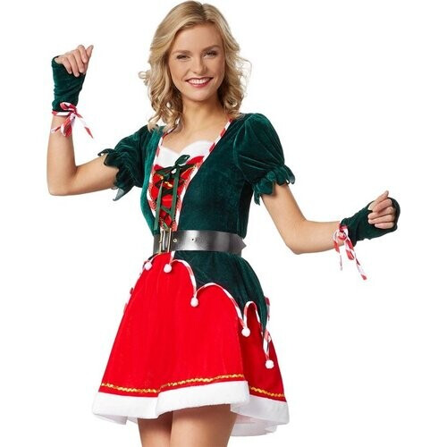 Tweedekans Dressforfun Sexy kerstelf S - verkleedkleding kostuum halloween verkleden feestkleding carnavalskleding carnaval feestkledij partykleding - 303410 Tweedehands