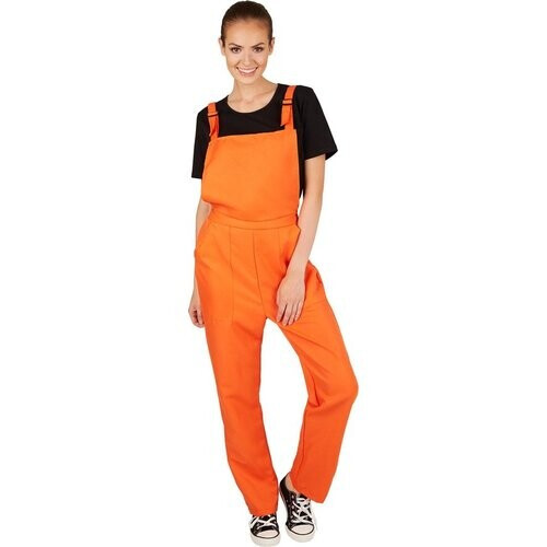 Tweedekans Dressforfun Tuinbroek oranje XXL - verkleedkleding kostuum halloween verkleden feestkleding carnavalskleding carnaval feestkledij partykleding - 301478 Tweedehands
