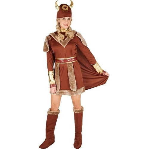 Tweedekans dressforfun - Vikingleidster S - verkleedkleding kostuum halloween verkleden feestkleding carnavalskleding carnaval feestkledij partykleding - 301354 Tweedehands
