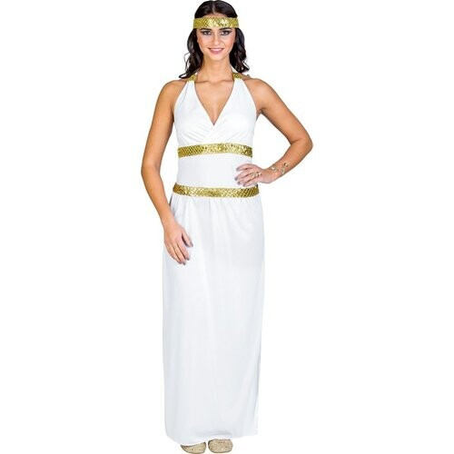 Tweedekans Dressforfun Vrouwenkostuum godin Athene M - verkleedkleding kostuum halloween verkleden feestkleding carnavalskleding carnaval feestkledij partykleding - 300207 Tweedehands