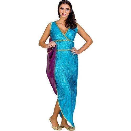 Tweedekans Dressforfun Vrouwenkostuum Griekse schoonheid Cassandra XXL - verkleedkleding kostuum halloween verkleden feestkleding carnavalskleding carnaval feestkledij partykleding - 300511 Tweedehands
