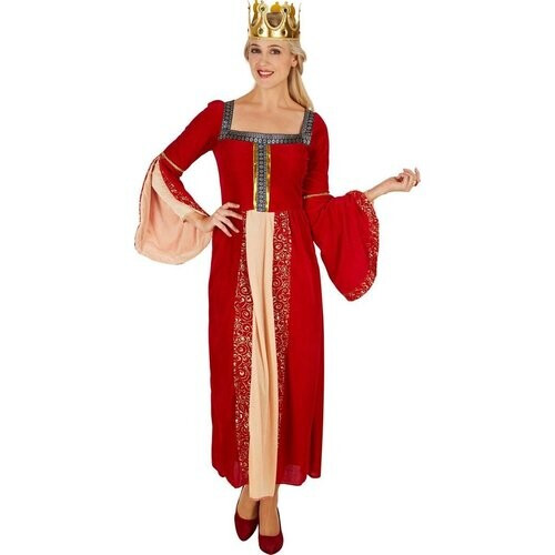 Tweedekans Dressforfun Vrouwenkostuum koningin L - verkleedkleding kostuum halloween verkleden feestkleding carnavalskleding carnaval feestkledij partykleding - 301212 Tweedehands