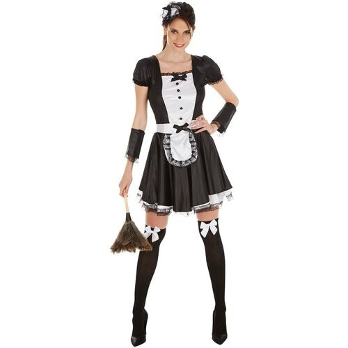 Tweedekans Dressforfun vrouwenkostuum sexy dienstmeisje XXL - verkleedkleding kostuum halloween verkleden feestkleding carnavalskleding carnaval feestkledij partykleding - 301064 Tweedehands