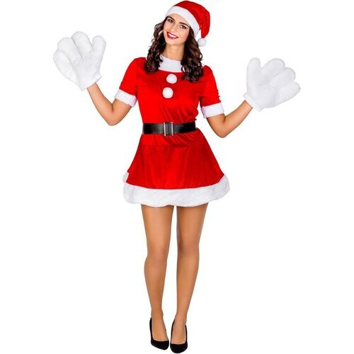 Tweedekans Dressforfun Vrouwenkostuum sexy kerstelf S - verkleedkleding kostuum halloween verkleden feestkleding carnavalskleding carnaval feestkledij partykleding - 300454 Tweedehands