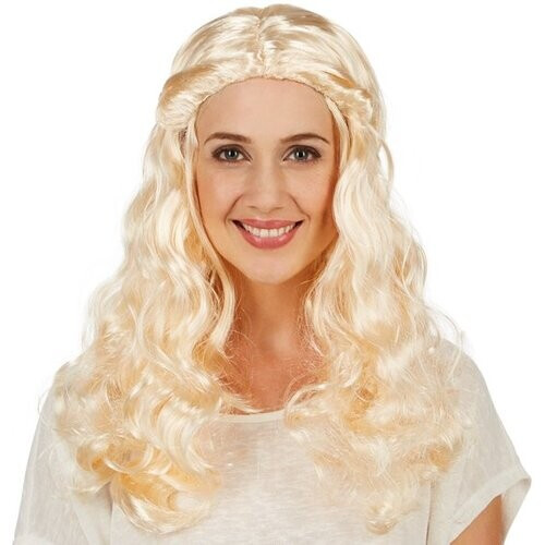 Tweedekans Dressforfun Vrouwenpruik middeleeuwen sierlijke hofdame - verkleedkleding kostuum halloween verkleden feestkleding carnavalskleding carnaval feestkledij partykleding - 301126 Tweedehands