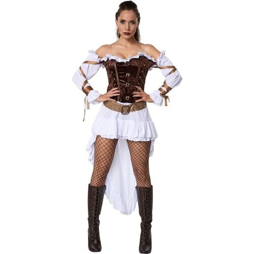 Tweedekans dressforfun - Woman-steampunk paleiswachtster S - verkleedkleding kostuum halloween verkleden feestkleding carnavalskleding carnaval feestkledij partykleding - 302315 Tweedehands